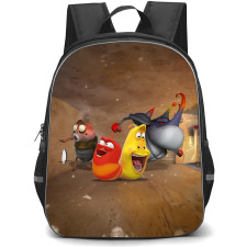 Larva Red Yellow Brown Backpack StudentPack - Red Yellow Brown Hole In The Wall