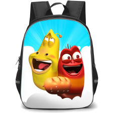 Larva Red Yellow Backpack StudentPack - Red Yellow Character Series
