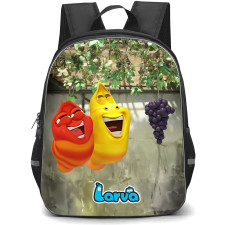 Larva Red Yellow Backpack StudentPack - Red Yellow Laughing