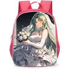 Our Last Crusade Or The Rise Of A New World Elletear Lou Nebulis IX Backpack StudentPack - Elletear Lou Nebulis IX Holding White Rose Illustration Art