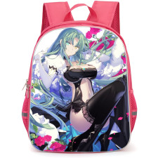 Our Last Crusade Or The Rise Of A New World Elletear Lou Nebulis IX Backpack StudentPack - Elletear Lou Nebulis IX Laying On Flower Anime Art