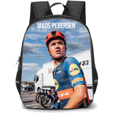 Le Tour De France Mads Pedersen Backpack School Bag StudentPack - Mads Pedersen Looking Back Portrait Poster