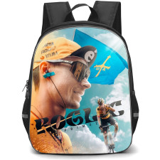 Le Tour De France Primoz Roglic Backpack School Bag StudentPack - Primoz Roglic La Vuelta 2023 Winning Moment Poster