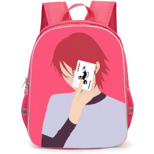 Liar Game Akiyama Shinichi Backpack School Bag StudentPack - Akiyama Shinichi Joker Card Minimal Portrait