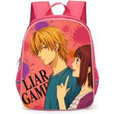 Liar Game Backpack School Bag StudentPack - Kanzaki Nao And Akiyama Shinichi Fierce Splatter Poster