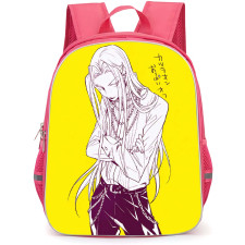 Liar Game Yokoya Norihiko Backpack School Bag StudentPack - Yokoya Norihiko Fierce Portrait On Yellow Background