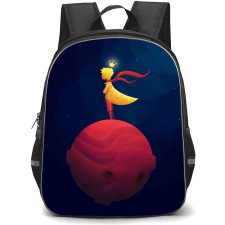 Little Prince School Backpack StudentPack - The Little Prince Gold Silhoutte Art