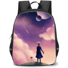 Little Prince School Backpack StudentPack - The Little Prince Illustration Galaxy Background