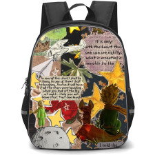 Little Prince School Backpack StudentPack - Quotes Collage