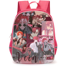 Link Click Vein Backpack School Bag StudentPack - Vein Red Hair and Dark Glasses Collage