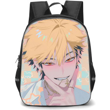 Link Click Xia Fei Backpack School Bag StudentPack - Xia Fei Blonde Hair and Orange Eyes Poster