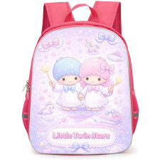 Little Twin Stars Sanrio Backpack School Bag StudentPack - Little Twin Stars Sanrio Ribbon Smiling Portrait Series Poster