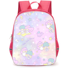 Little Twin Stars Sanrio Backpack School Bag StudentPack - Little Twin Stars Sanrio Riding In Star Pattern