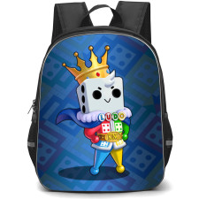 Ludo King Backpack StudentPack - Ludo King Standing On Ludo Board Background