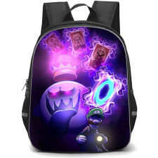 Luigi's Mansion Backpack StudentPack - Luigi & King Boo Mario and Princess Card