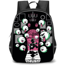 Luigi's Mansion Backpack StudentPack - Luigi's Mansion Running Black Background