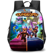 Minecraft Backpack StudentPack - Minecraft Dungeons Characters And Mobs Poster