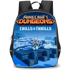 Minecraft Backpack StudentPack - Minecraft Dungeons Chill And Thrill Banner