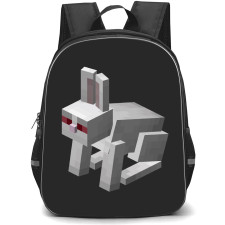 Minecraft Killer Bunny Backpack StudentPack - Killer Bunny Portrait Sticker