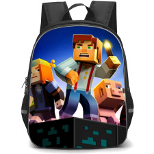 Minecraft Backpack StudentPack - Minecraft Legends Characters Banner