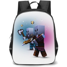 Minecraft Pillager Backpack StudentPack - Pillager Angry Walking