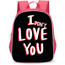 My Chemical Romance Backpack StudentPack - My Chemical Romance I Dont Love You Quote Art
