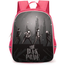 My Chemical Romance Backpack StudentPack - My Chemical Romance The Black Parade Float Cartoon Art