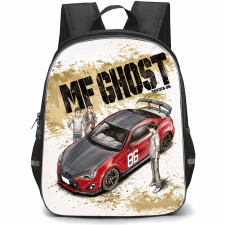 MF Ghost Backpack School Bag StudentPack - MF Ghost Toyota GT86 Sketch Art Poster