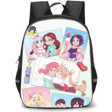 Miss Kobayashi's Dragon Maid Backpack School Bag StudentPack - Miss Kobayashi's Dragon Maid Characters Bonding Collage Poster