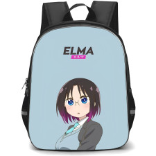 Miss Kobayashi's Dragon Maid Elma Backpack School Bag StudentPack - Elma Blush Portrait Poster