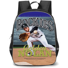 MLB Nolan Arenado Backpack StudentPack - Nolan Arenado Colorado Rockies Magazine Cover Page