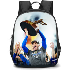 MLB Freddie Freeman Backpack StudentPack - Freddie Freeman Holding Trophy Poster