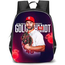 MLB Paul Goldschmidt Backpack StudentPack - Paul Goldschmidt St. Louis Cardinals Portrait The Quiet SuperStar