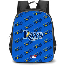 MLB Tampa Bay Rays Backpack StudentPack - Tampa Bay Rays Medley Monogram Wordmark