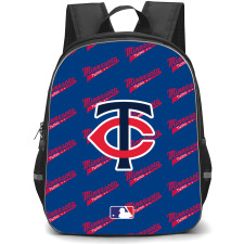 MLB Minnesota Twins Backpack StudentPack - Minnesota Twins Medley Monogram Wordmark
