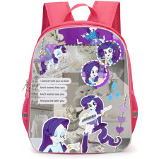 My Little Pony Equestria Girls Rarity Backpack StudentPack - Rarity Collage