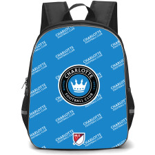 MLS Charlotte FC Backpack StudentPack - Charlotte Football Club Medley Monogram Wordmark