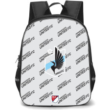 MLS Minnesota United FC Backpack StudentPack - Minnesota United Football Club Medley Monogram Wordmark