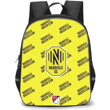 MLS Nashville SC Backpack StudentPack - Nashville Soccer Club Medley Monogram Wordmark