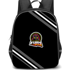Columbus Fury Backpack School Bag StudentPack - Columbus Fury Large Logo With Stripe