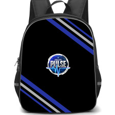 Dallas Pulse Backpack School Bag StudentPack - Dallas Pulse Large Logo With Stripe