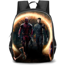 Deadpool & Wolverine Backpack StudentPack - Exited the Portal 3D Animated Art