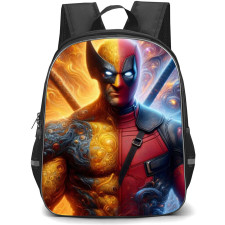 Deadpool & Wolverine Backpack StudentPack - Deadpool & Wolverine Half Body Side Art