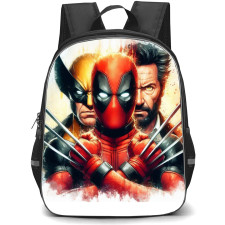 Deadpool & Wolverine Backpack StudentPack - Deadpool Wolverine in the Back Comic Art