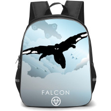 Marvel Backpack StudentPack - Falcon Flying Poster Silhoutte
