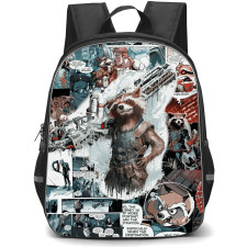 Guardian Of The Galaxy Rocket Backpack StudentPack - Rocket On Comic Background
