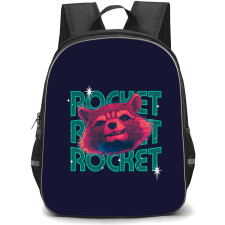 Guardian Of The Galaxy Rocket Backpack StudentPack - Rocket Head Portrait