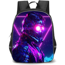Marvel Guardians Of The Galaxy Star Lord Backpack StudentPack - Star Lord Side View Neon Background