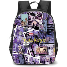 Marvel Hawkeye Backpack StudentPack - Hawkeye Comic Collage