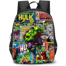 Marvel Hulk Backpack StudentPack - Hulk Comic Collage